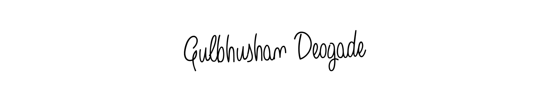 How to make Gulbhushan Deogade signature? Angelique-Rose-font-FFP is a professional autograph style. Create handwritten signature for Gulbhushan Deogade name. Gulbhushan Deogade signature style 5 images and pictures png
