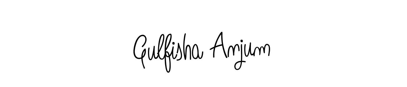 Check out images of Autograph of Gulfisha Anjum name. Actor Gulfisha Anjum Signature Style. Angelique-Rose-font-FFP is a professional sign style online. Gulfisha Anjum signature style 5 images and pictures png