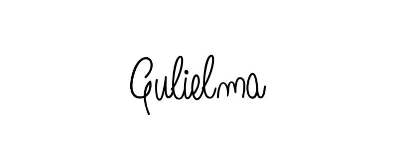 The best way (Angelique-Rose-font-FFP) to make a short signature is to pick only two or three words in your name. The name Gulielma include a total of six letters. For converting this name. Gulielma signature style 5 images and pictures png