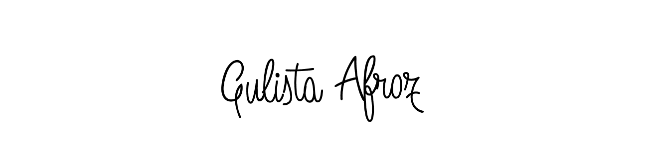 How to make Gulista Afroz signature? Angelique-Rose-font-FFP is a professional autograph style. Create handwritten signature for Gulista Afroz name. Gulista Afroz signature style 5 images and pictures png