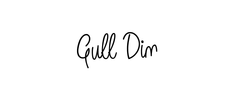 How to Draw Gull Din signature style? Angelique-Rose-font-FFP is a latest design signature styles for name Gull Din. Gull Din signature style 5 images and pictures png