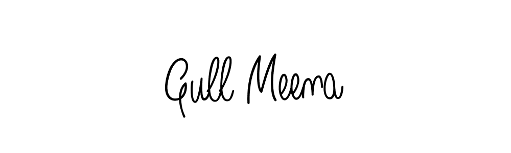 Gull Meena stylish signature style. Best Handwritten Sign (Angelique-Rose-font-FFP) for my name. Handwritten Signature Collection Ideas for my name Gull Meena. Gull Meena signature style 5 images and pictures png