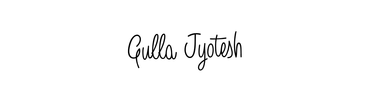How to make Gulla Jyotesh signature? Angelique-Rose-font-FFP is a professional autograph style. Create handwritten signature for Gulla Jyotesh name. Gulla Jyotesh signature style 5 images and pictures png