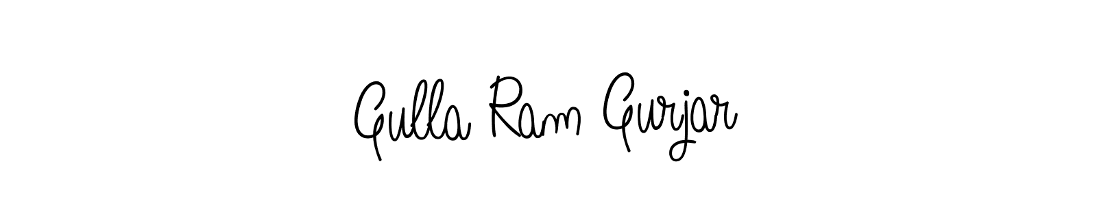 You can use this online signature creator to create a handwritten signature for the name Gulla Ram Gurjar. This is the best online autograph maker. Gulla Ram Gurjar signature style 5 images and pictures png