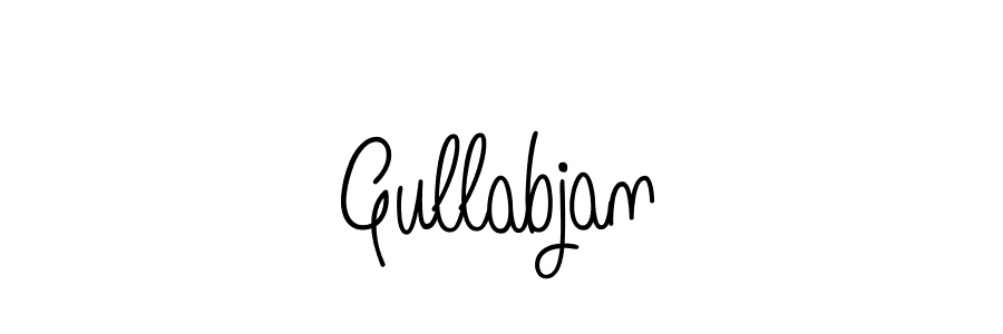 Design your own signature with our free online signature maker. With this signature software, you can create a handwritten (Angelique-Rose-font-FFP) signature for name Gullabjan. Gullabjan signature style 5 images and pictures png