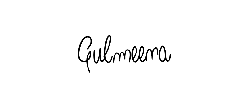 Design your own signature with our free online signature maker. With this signature software, you can create a handwritten (Angelique-Rose-font-FFP) signature for name Gulmeena. Gulmeena signature style 5 images and pictures png