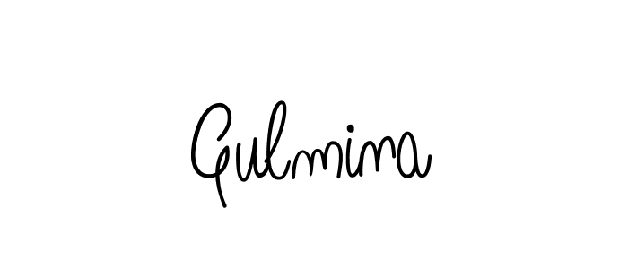 if you are searching for the best signature style for your name Gulmina. so please give up your signature search. here we have designed multiple signature styles  using Angelique-Rose-font-FFP. Gulmina signature style 5 images and pictures png