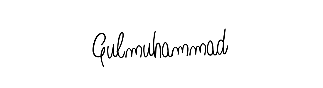 Make a beautiful signature design for name Gulmuhammad. With this signature (Angelique-Rose-font-FFP) style, you can create a handwritten signature for free. Gulmuhammad signature style 5 images and pictures png