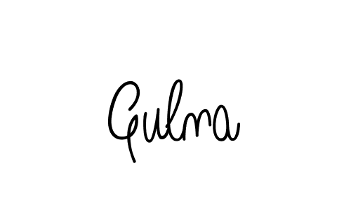 How to Draw Gulna signature style? Angelique-Rose-font-FFP is a latest design signature styles for name Gulna. Gulna signature style 5 images and pictures png