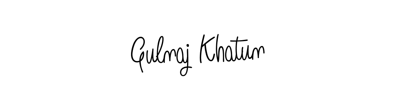 Create a beautiful signature design for name Gulnaj Khatun. With this signature (Angelique-Rose-font-FFP) fonts, you can make a handwritten signature for free. Gulnaj Khatun signature style 5 images and pictures png