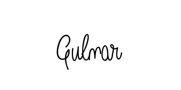 You should practise on your own different ways (Angelique-Rose-font-FFP) to write your name (Gulnar) in signature. don't let someone else do it for you. Gulnar signature style 5 images and pictures png