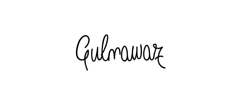 Create a beautiful signature design for name Gulnawaz. With this signature (Angelique-Rose-font-FFP) fonts, you can make a handwritten signature for free. Gulnawaz signature style 5 images and pictures png