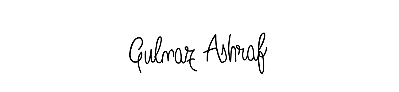 Make a short Gulnaz Ashraf signature style. Manage your documents anywhere anytime using Angelique-Rose-font-FFP. Create and add eSignatures, submit forms, share and send files easily. Gulnaz Ashraf signature style 5 images and pictures png