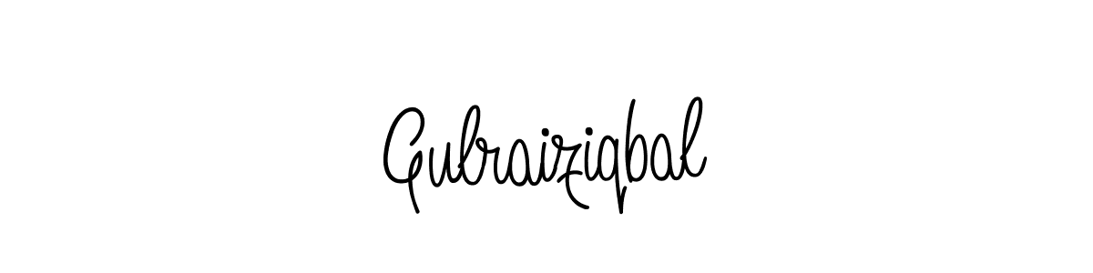 How to Draw Gulraiziqbal signature style? Angelique-Rose-font-FFP is a latest design signature styles for name Gulraiziqbal. Gulraiziqbal signature style 5 images and pictures png