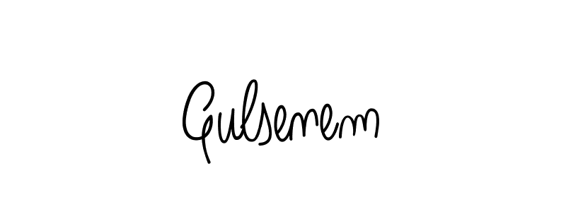 How to make Gulsenem signature? Angelique-Rose-font-FFP is a professional autograph style. Create handwritten signature for Gulsenem name. Gulsenem signature style 5 images and pictures png