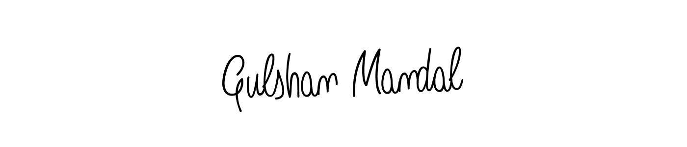 How to Draw Gulshan Mandal signature style? Angelique-Rose-font-FFP is a latest design signature styles for name Gulshan Mandal. Gulshan Mandal signature style 5 images and pictures png