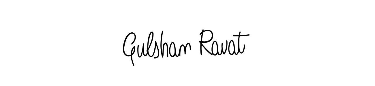 Make a beautiful signature design for name Gulshan Ravat. With this signature (Angelique-Rose-font-FFP) style, you can create a handwritten signature for free. Gulshan Ravat signature style 5 images and pictures png