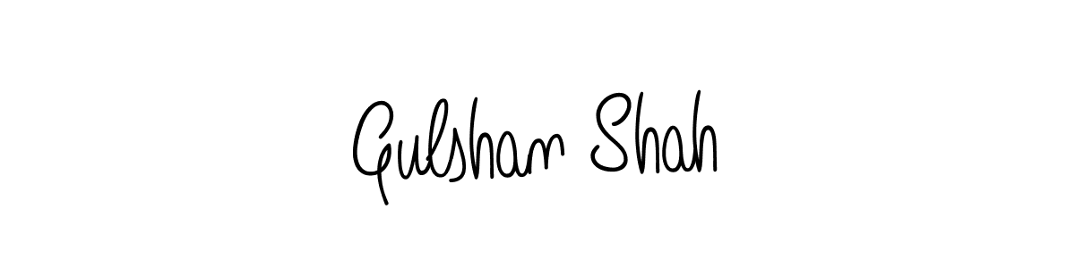 Design your own signature with our free online signature maker. With this signature software, you can create a handwritten (Angelique-Rose-font-FFP) signature for name Gulshan Shah. Gulshan Shah signature style 5 images and pictures png