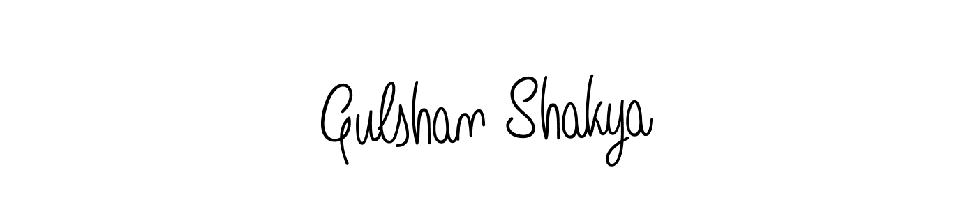 Also we have Gulshan Shakya name is the best signature style. Create professional handwritten signature collection using Angelique-Rose-font-FFP autograph style. Gulshan Shakya signature style 5 images and pictures png