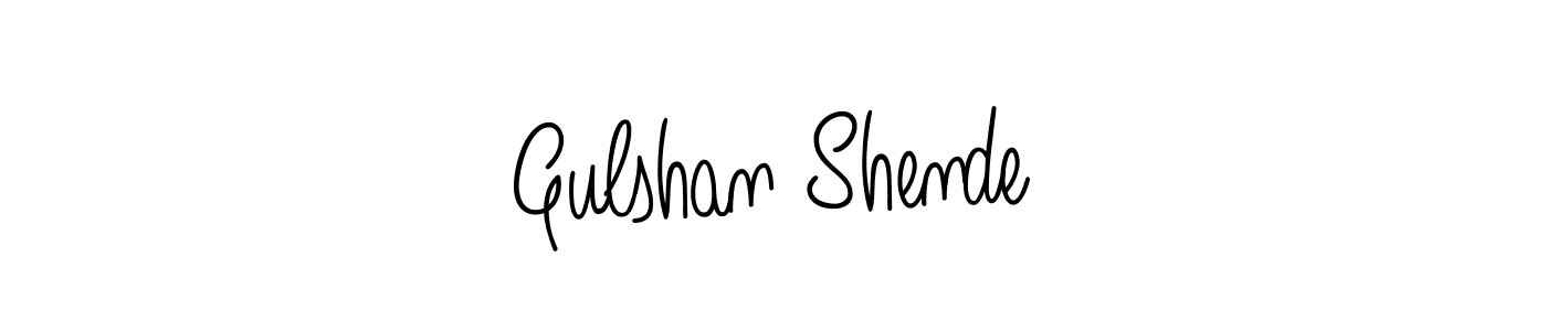 How to make Gulshan Shende signature? Angelique-Rose-font-FFP is a professional autograph style. Create handwritten signature for Gulshan Shende name. Gulshan Shende signature style 5 images and pictures png
