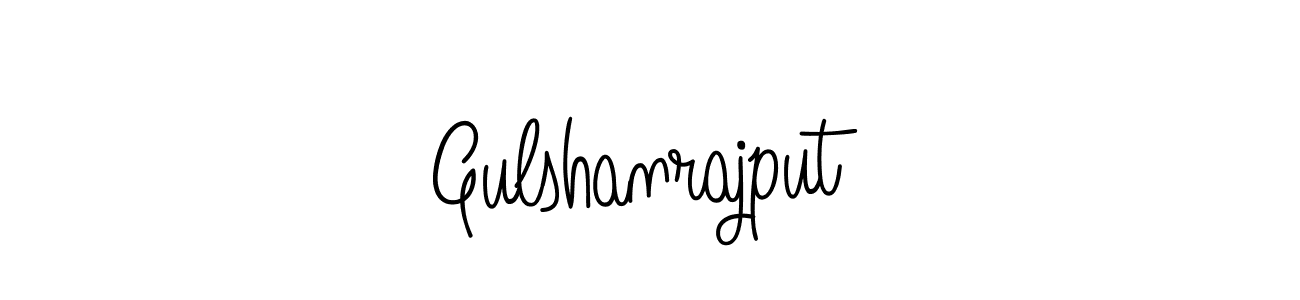 The best way (Angelique-Rose-font-FFP) to make a short signature is to pick only two or three words in your name. The name Gulshanrajput include a total of six letters. For converting this name. Gulshanrajput signature style 5 images and pictures png