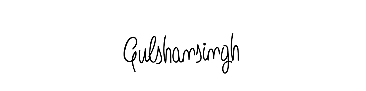 How to Draw Gulshansingh signature style? Angelique-Rose-font-FFP is a latest design signature styles for name Gulshansingh. Gulshansingh signature style 5 images and pictures png