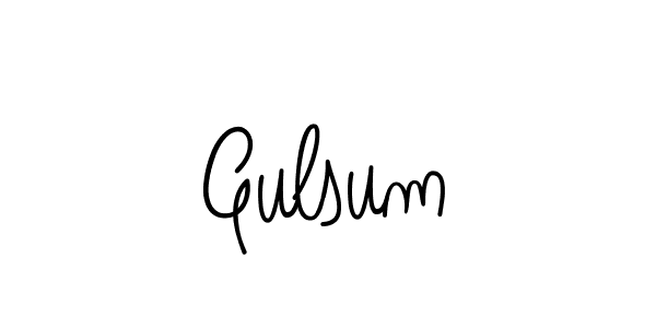 How to make Gulsum signature? Angelique-Rose-font-FFP is a professional autograph style. Create handwritten signature for Gulsum name. Gulsum signature style 5 images and pictures png