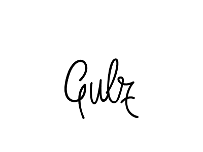 Design your own signature with our free online signature maker. With this signature software, you can create a handwritten (Angelique-Rose-font-FFP) signature for name Gulz. Gulz signature style 5 images and pictures png