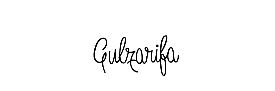 How to make Gulzarifa name signature. Use Angelique-Rose-font-FFP style for creating short signs online. This is the latest handwritten sign. Gulzarifa signature style 5 images and pictures png
