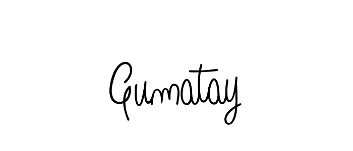 Create a beautiful signature design for name Gumatay. With this signature (Angelique-Rose-font-FFP) fonts, you can make a handwritten signature for free. Gumatay signature style 5 images and pictures png