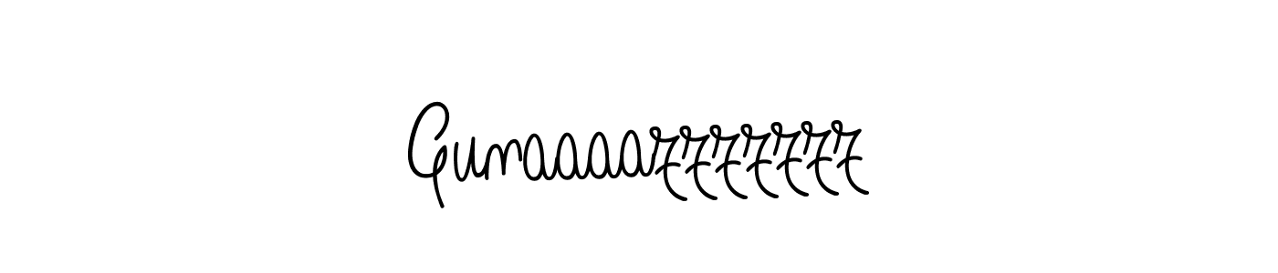 Angelique-Rose-font-FFP is a professional signature style that is perfect for those who want to add a touch of class to their signature. It is also a great choice for those who want to make their signature more unique. Get Gunaaaazzzzzzz name to fancy signature for free. Gunaaaazzzzzzz signature style 5 images and pictures png