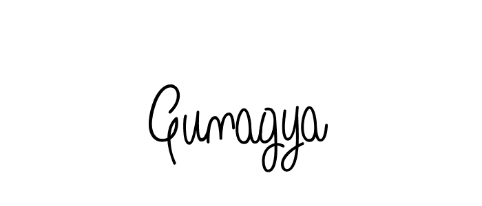 Make a beautiful signature design for name Gunagya. Use this online signature maker to create a handwritten signature for free. Gunagya signature style 5 images and pictures png