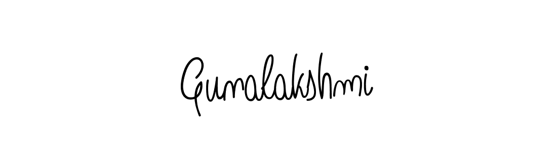 Make a short Gunalakshmi signature style. Manage your documents anywhere anytime using Angelique-Rose-font-FFP. Create and add eSignatures, submit forms, share and send files easily. Gunalakshmi signature style 5 images and pictures png