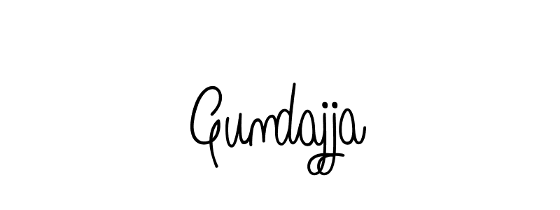 Gundajja stylish signature style. Best Handwritten Sign (Angelique-Rose-font-FFP) for my name. Handwritten Signature Collection Ideas for my name Gundajja. Gundajja signature style 5 images and pictures png