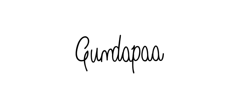 The best way (Angelique-Rose-font-FFP) to make a short signature is to pick only two or three words in your name. The name Gundapaa include a total of six letters. For converting this name. Gundapaa signature style 5 images and pictures png