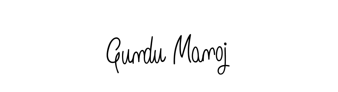 It looks lik you need a new signature style for name Gundu Manoj. Design unique handwritten (Angelique-Rose-font-FFP) signature with our free signature maker in just a few clicks. Gundu Manoj signature style 5 images and pictures png