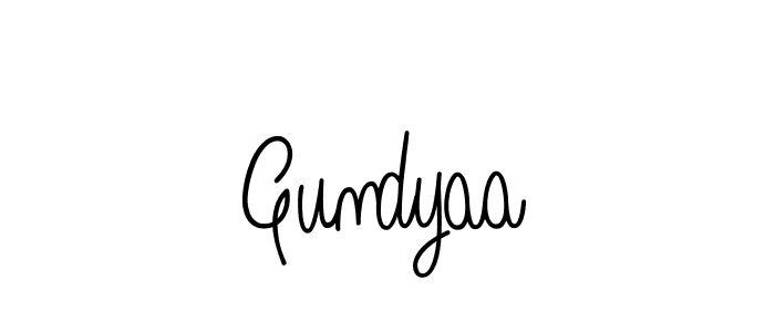 Best and Professional Signature Style for Gundyaa. Angelique-Rose-font-FFP Best Signature Style Collection. Gundyaa signature style 5 images and pictures png