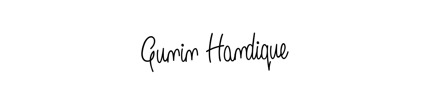 Check out images of Autograph of Gunin Handique name. Actor Gunin Handique Signature Style. Angelique-Rose-font-FFP is a professional sign style online. Gunin Handique signature style 5 images and pictures png