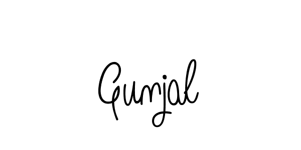 Once you've used our free online signature maker to create your best signature Angelique-Rose-font-FFP style, it's time to enjoy all of the benefits that Gunjal name signing documents. Gunjal signature style 5 images and pictures png