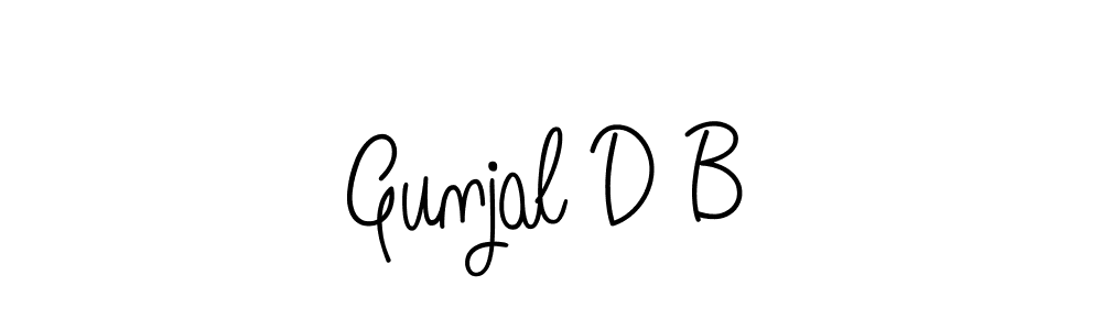 You can use this online signature creator to create a handwritten signature for the name Gunjal D B. This is the best online autograph maker. Gunjal D B signature style 5 images and pictures png