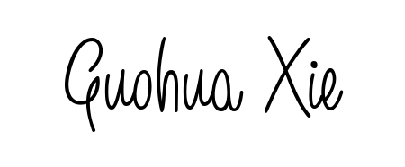 Enhance your business communications with Guohua Xie signature in Angelique-Rose-font-FFP lettering. Clean, modern, and universally compatible. Guohua Xie signature style 5 images and pictures png