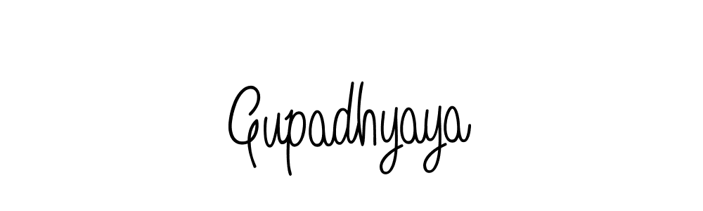 How to make Gupadhyaya name signature. Use Angelique-Rose-font-FFP style for creating short signs online. This is the latest handwritten sign. Gupadhyaya signature style 5 images and pictures png