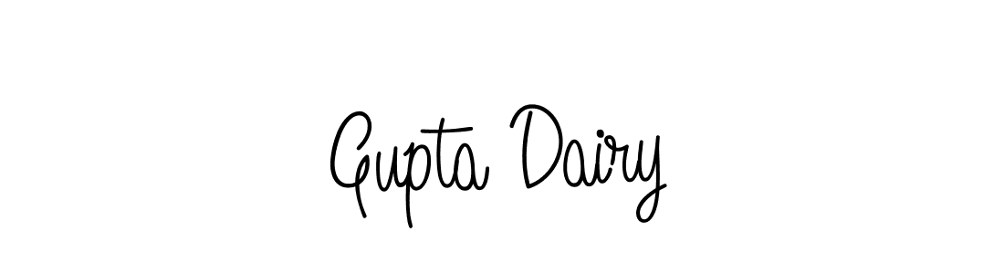 How to Draw Gupta Dairy signature style? Angelique-Rose-font-FFP is a latest design signature styles for name Gupta Dairy. Gupta Dairy signature style 5 images and pictures png