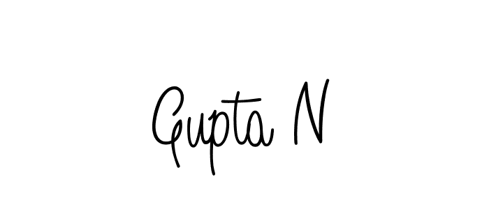 Angelique-Rose-font-FFP is a professional signature style that is perfect for those who want to add a touch of class to their signature. It is also a great choice for those who want to make their signature more unique. Get Gupta N name to fancy signature for free. Gupta N signature style 5 images and pictures png