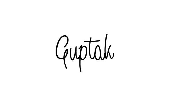 Guptak stylish signature style. Best Handwritten Sign (Angelique-Rose-font-FFP) for my name. Handwritten Signature Collection Ideas for my name Guptak. Guptak signature style 5 images and pictures png