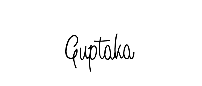 Make a beautiful signature design for name Guptaka. Use this online signature maker to create a handwritten signature for free. Guptaka signature style 5 images and pictures png