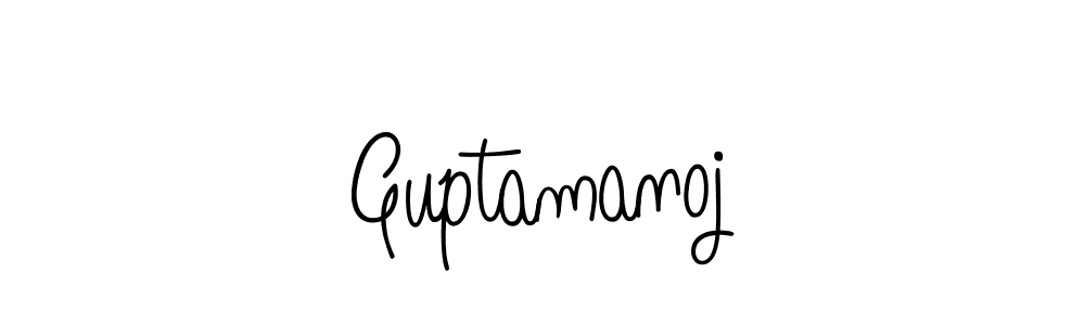 Create a beautiful signature design for name Guptamanoj. With this signature (Angelique-Rose-font-FFP) fonts, you can make a handwritten signature for free. Guptamanoj signature style 5 images and pictures png