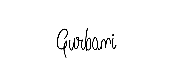 Make a beautiful signature design for name Gurbani. With this signature (Angelique-Rose-font-FFP) style, you can create a handwritten signature for free. Gurbani signature style 5 images and pictures png