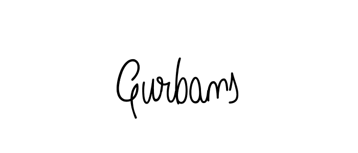Also we have Gurbans name is the best signature style. Create professional handwritten signature collection using Angelique-Rose-font-FFP autograph style. Gurbans signature style 5 images and pictures png