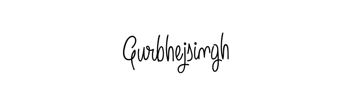 Use a signature maker to create a handwritten signature online. With this signature software, you can design (Angelique-Rose-font-FFP) your own signature for name Gurbhejsingh. Gurbhejsingh signature style 5 images and pictures png